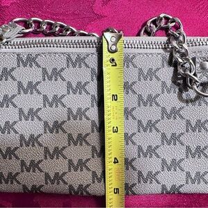 Michael Kors MK Logo Waist Belt Bag in Gray Size Medium